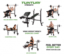 Скамья для жима TUNTURI WB40